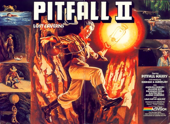 Atari 40th competition game 4. Pitfall 2 arcade demake Game Cover