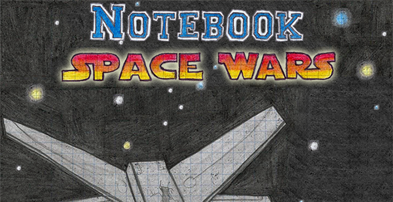 Notebook Space Wars Game Cover