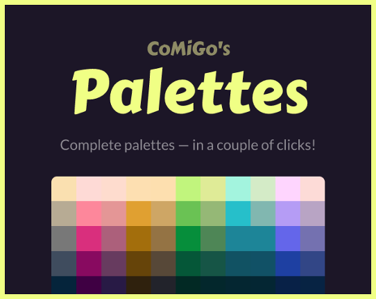 CoMiGo's Palette Generator Game Cover