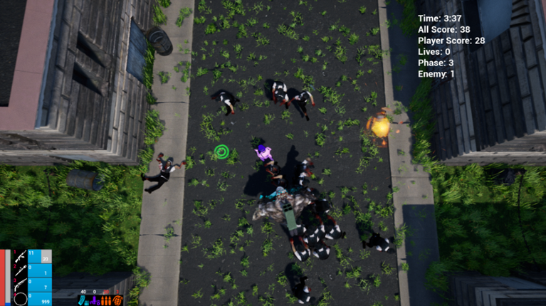 Cooperative Multiplayer Top Down Shooter Game Cover