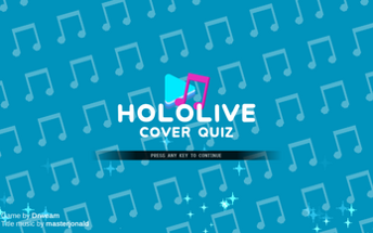 Hololive Cover Quiz Image