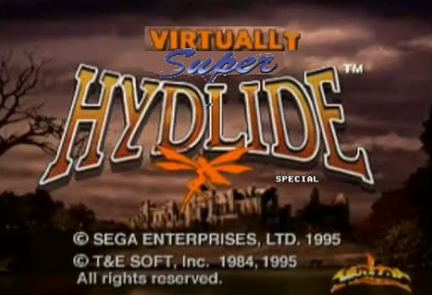 Virtually Super Hydlide Special Game Cover