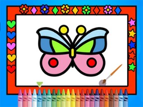 Color and Decorate Butterflies Image