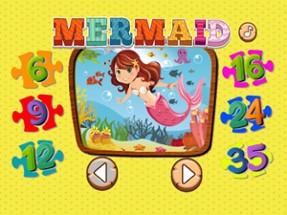 Mermaid Princess Puzzle Sea Animals Jigsaw for kid Image
