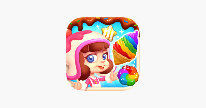 Sweet Candy Garden Mania:Match 3 Free Game Game Cover