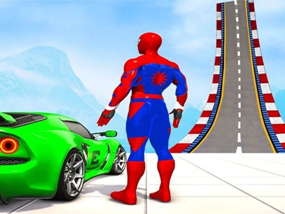 ZigZag Car Spiderman Racer -3D Game Cover
