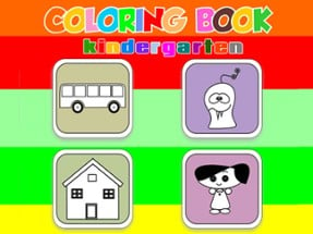 Coloring Book Kindergarten Image