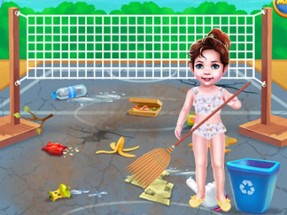 Baby Taylor Beach Cleaning Day Image