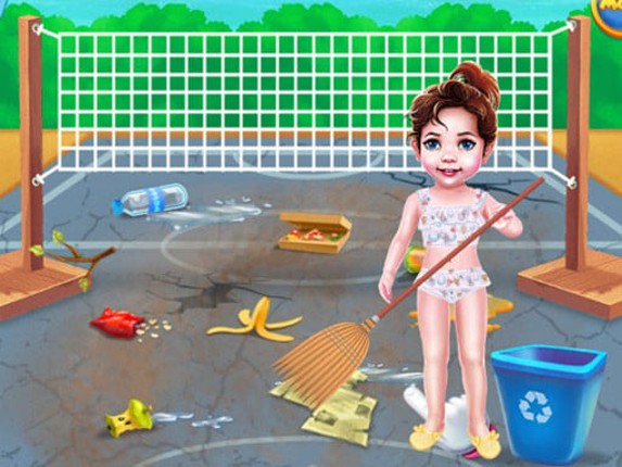 Baby Taylor Beach Cleaning Day Game Cover