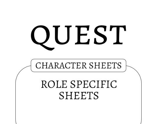 Role Specific Character Sheets Game Cover