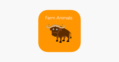 Farm Animals Flashcard for babies and preschool Image