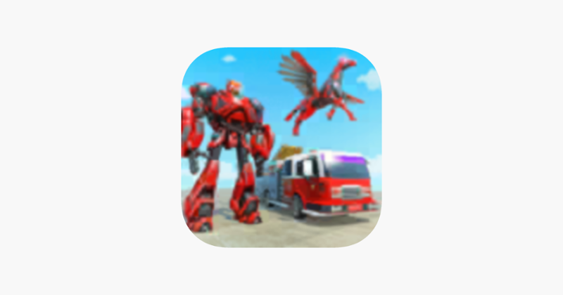 Fire Fighting Robot Transform Game Cover