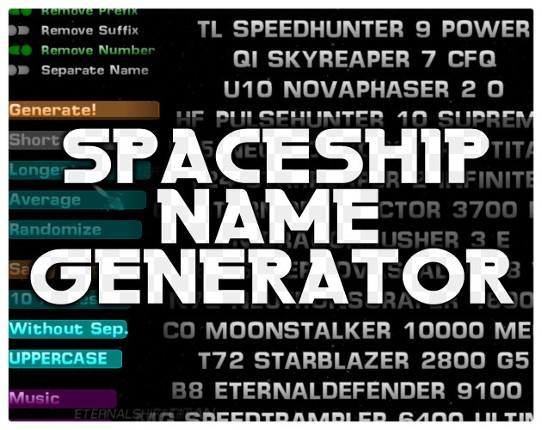 SpaceShip Name Generator [TOOL] Game Cover