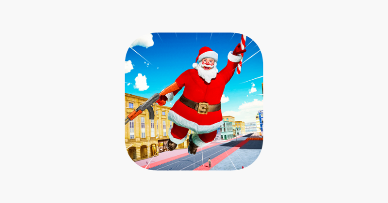 Christmas Santa Rope Hero Game Game Cover