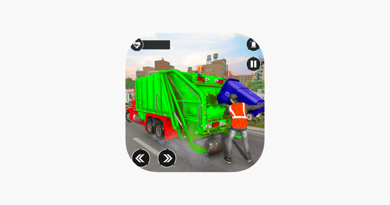 City Trash Truck Simulator Game Cover