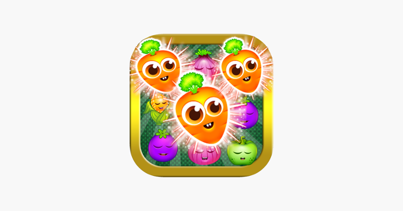 Farm Fruit Vegetables Garden Match 3 Link Splash Game Cover