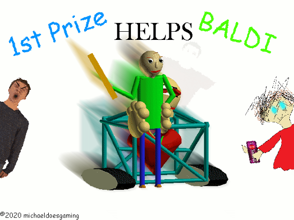 1st prize helps baldi (REMASTERED) Game Cover