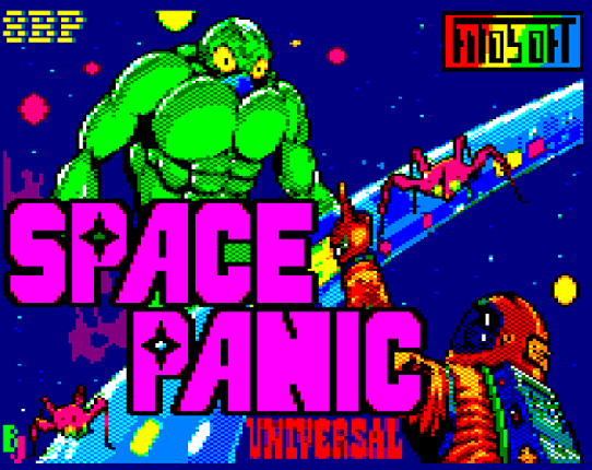 Space Panic (CPC) Game Cover