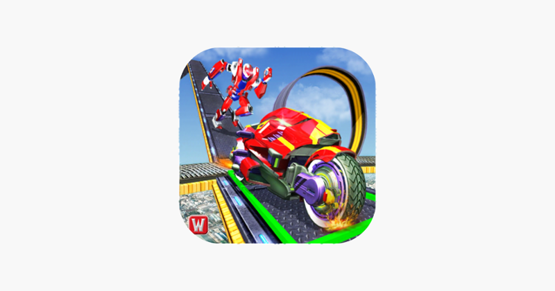 Impossible Robot Bike Stunts Game Cover
