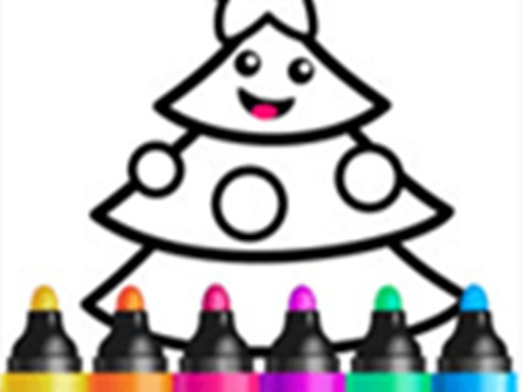 Drawing Christmas For Kids - Draw & Color Game Cover