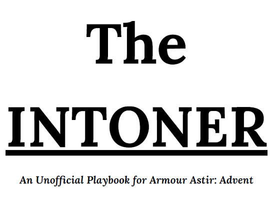 The Intoner - Armour Astir: Advent Playbook Game Cover