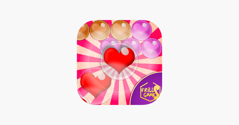 Bubble Shooter Love Valentine - A deluxe match 3 puzzle special for Valentine's day Game Cover