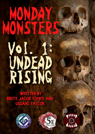 Monday Monsters Vol 1: Undead Rising DND 5e Game Cover