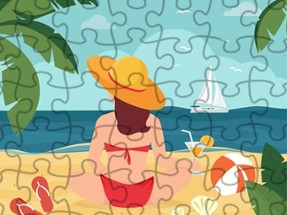 Summer Beach Jigsaw Image