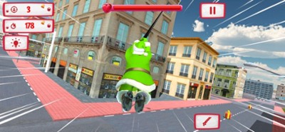 Christmas Santa Rope Hero Game Image