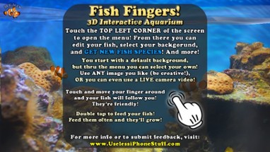 Fish Fingers! 3D Interactive Aquarium FREE Image