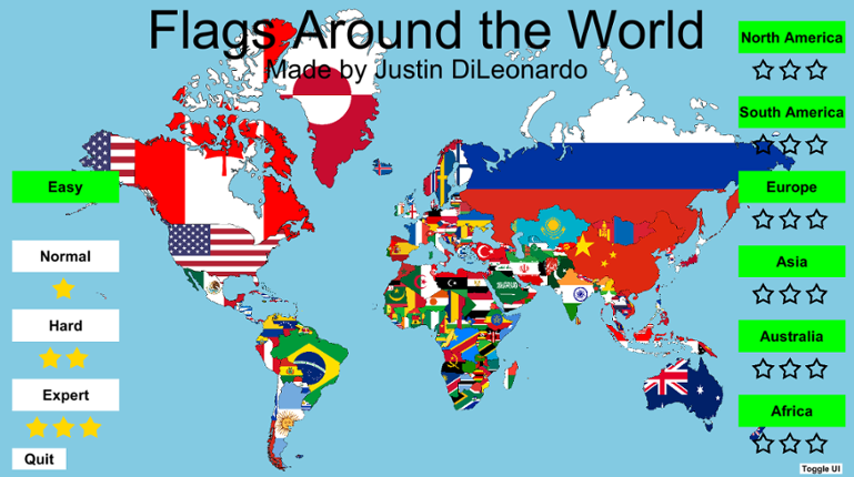 Flags Around the World Game Cover