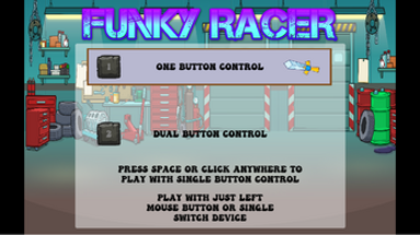 One Button Controlled - Funky Racing - Accessible Game Image