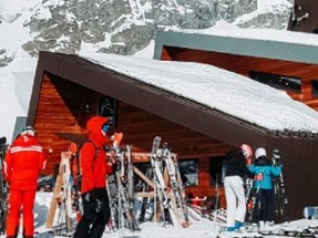 Ski Resort Hidden Snowflakes Image