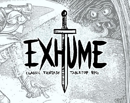 EXHUME │ MICRO FANTASY RPG Game Cover