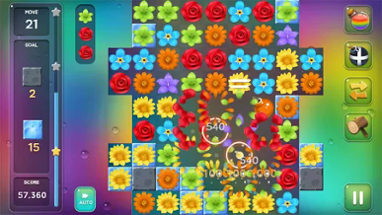 Flower Match Puzzle Image