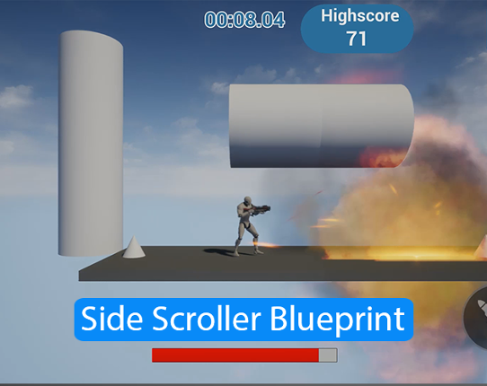 UE5 Side Scroller Game Blueprint Game Cover