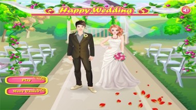 Happy Wedding- Dress up and make up game for kids who love wedding and fashion Image