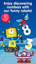 Robots &amp; Numbers - Educational Math Games to Learn Image