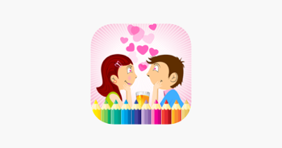 Valentine Day Coloring Book - All In 1 Drawing, Paint And Color Games HD For Good Kid Image