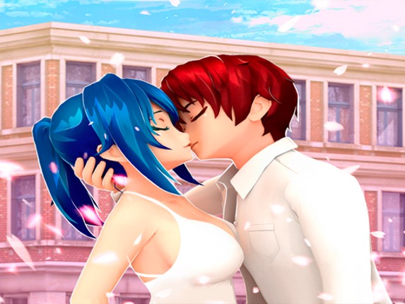 Anime High School Couple Makeover Game Cover