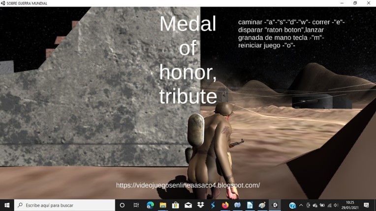 Medal of honor tribute. Game Cover