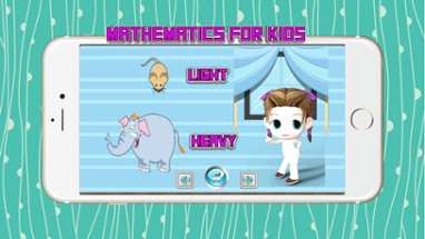 Preschool Mathematics  : Learn Heavy - Light and Shapes early education games for preschool curriculum Image