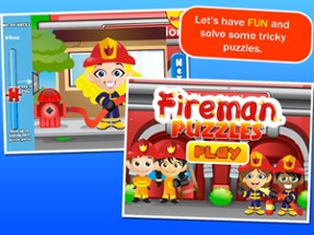 Fireman Jigsaw Puzzles for Kids Image