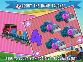 Toddler Trucks World Count and Touch- 123 counting Activity Game for kids Image