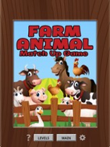 Farm Animal Match Up Game Image