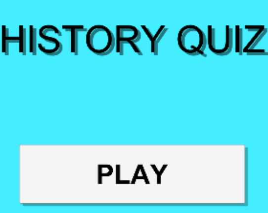 History Quiz Game Cover