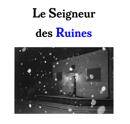 Le Seigneur des Ruines Game Cover