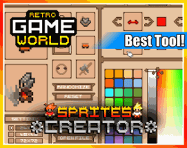 Sprite Creator Tool - Retro Game World Image