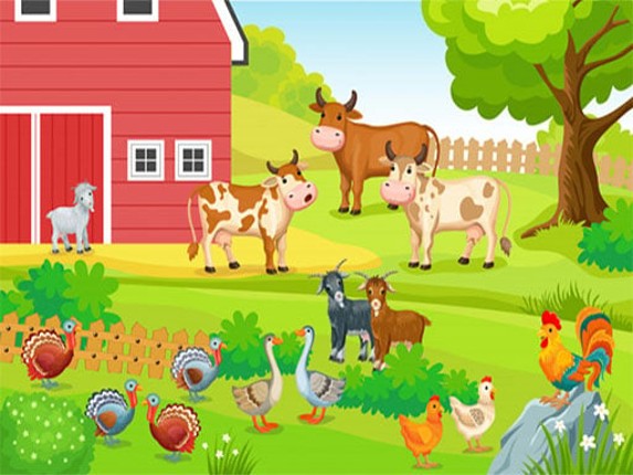 FARM ANIMALS PUZZLES CHALLENGE Game Cover