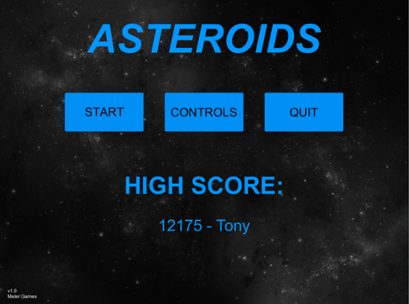 Asteroids Game Cover